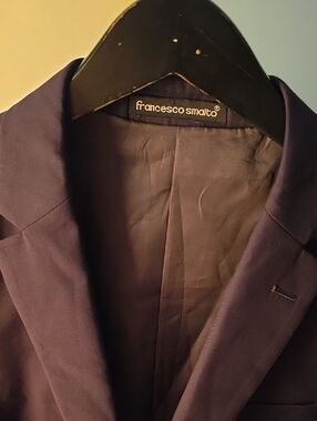 Men's Francesco Smalto Navy Single-Breasted Blazer And Pants